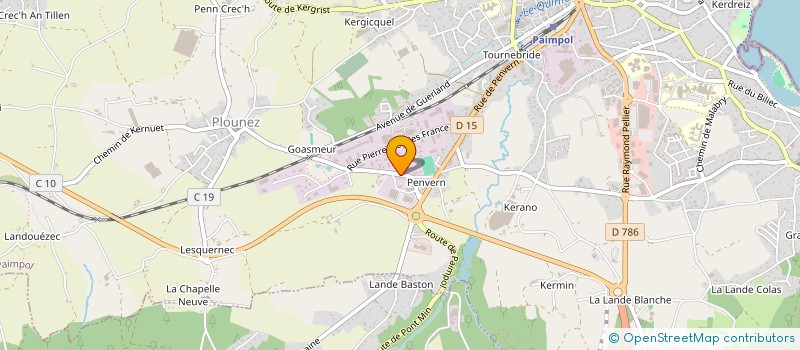 localisation de l'entreprise MONSIEUR XAVIER ALLIOT  PAIMPOL