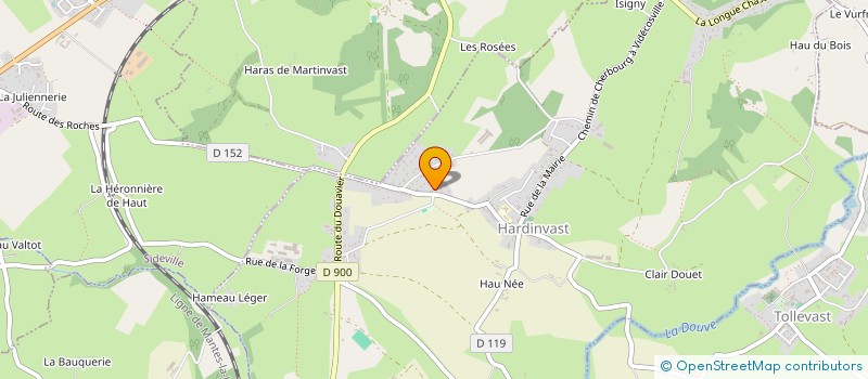 localisation de l'entreprise MONSIEUR XAVIER ALLIX  HARDINVAST