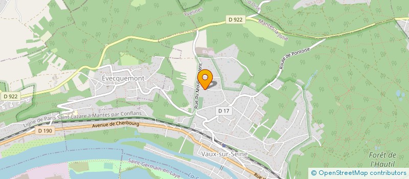 localisation de l'entreprise MONSIEUR XAVIER ALQUIER  VAUX-SUR-SEINE