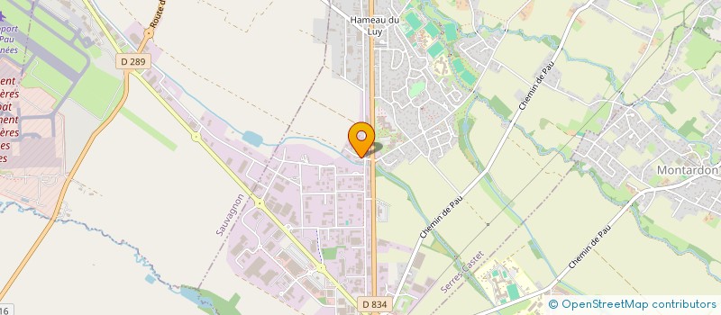 localisation de l'entreprise MONSIEUR XAVIER ALZIEU  SERRES-CASTET