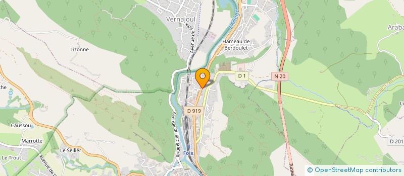 localisation de l'entreprise MONSIEUR XAVIER AMARDEIL à FOIX