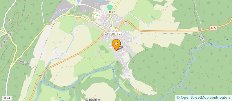 localisation de l'entreprise MONSIEUR XAVIER AMBROSE  CROTENAY