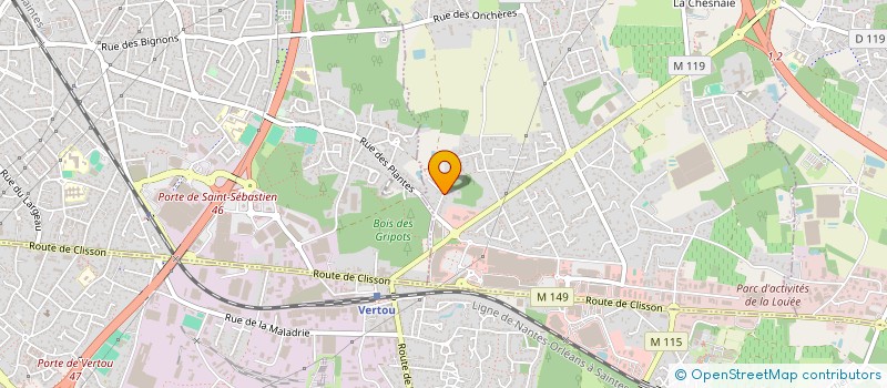 localisation de l'entreprise MONSIEUR XAVIER ANDRE à BASSE-GOULAINE