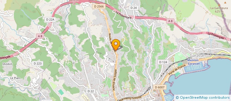 localisation de l'entreprise MONSIEUR XAVIER ANDRE ESCRIOU  SAINT-LAURENT-DU-VAR