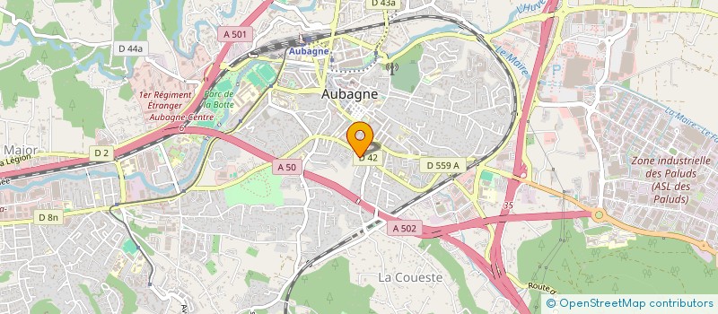 localisation de l'entreprise MONSIEUR XAVIER ANDREU à AUBAGNE