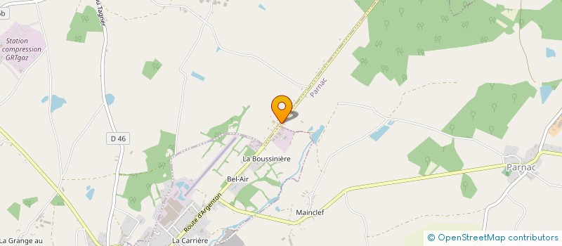 localisation de l'entreprise MONSIEUR XAVIER ANDRIEU à SAINT-BENOIT-DU-SAULT