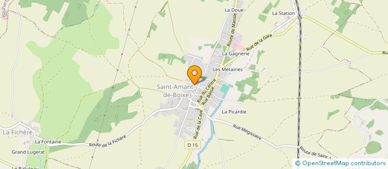 localisation de l'entreprise MONSIEUR XAVIER ANDRIEUX à VERVANT