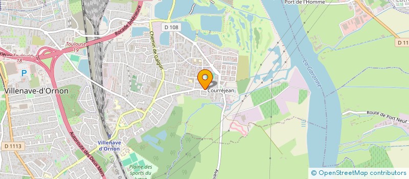 localisation de l'entreprise MONSIEUR XAVIER ANEAS  VILLENAVE D ORNON