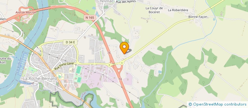 localisation de l'entreprise MONSIEUR XAVIER ANEZO  NIVILLAC