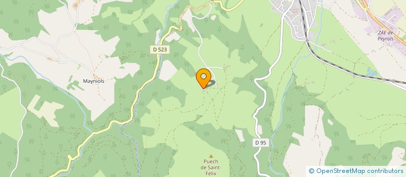 localisation de l'entreprise MONSIEUR XAVIER ANGLADE  BERTHOLENE