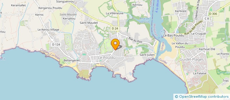 localisation de l'entreprise MONSIEUR XAVIER ANGLES à CLOHARS-CARNOET