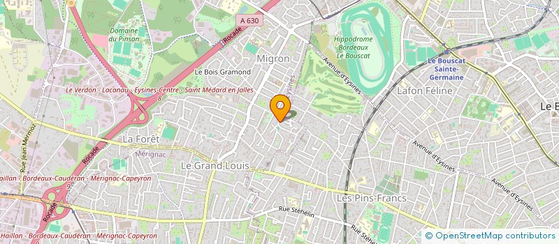 localisation de l'entreprise MONSIEUR XAVIER ANKAOUA  EYSINES