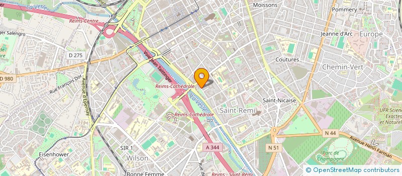 localisation de l'entreprise MONSIEUR XAVIER ANNEQUIN  REIMS