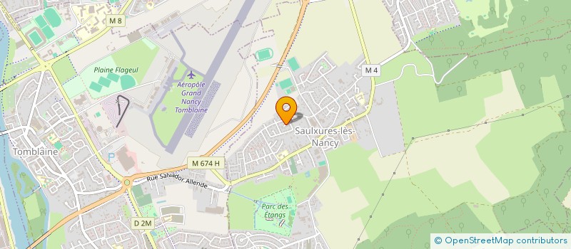 localisation de l'entreprise MONSIEUR XAVIER ANXIONNAT  SAULXURES-LES-NANCY
