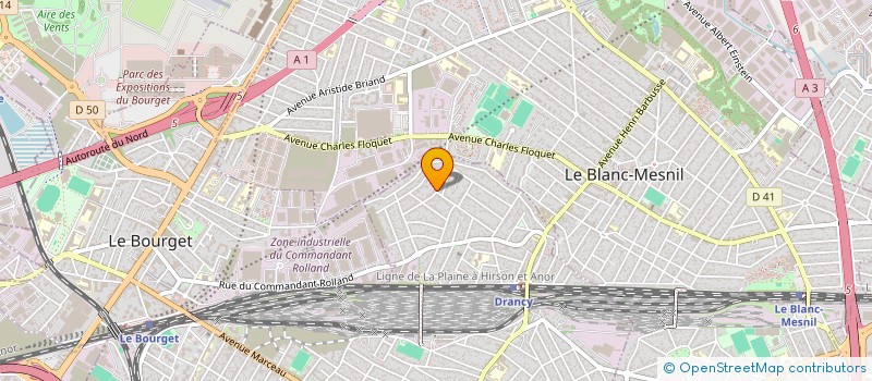 localisation de l'entreprise MONSIEUR XAVIER ARNASSALON  DRANCY