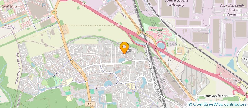 localisation de l'entreprise MONSIEUR XAVIER ARTHEIN  SAVIGNY-LE-TEMPLE