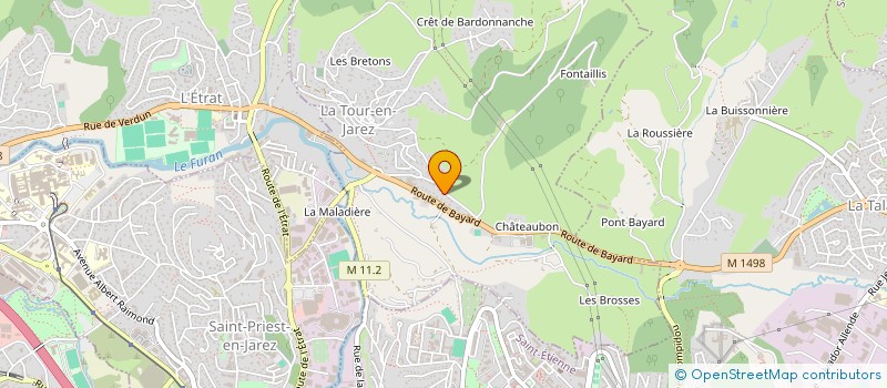 localisation de l'entreprise MONSIEUR XAVIER ASMUS  LA TOUR-EN-JAREZ