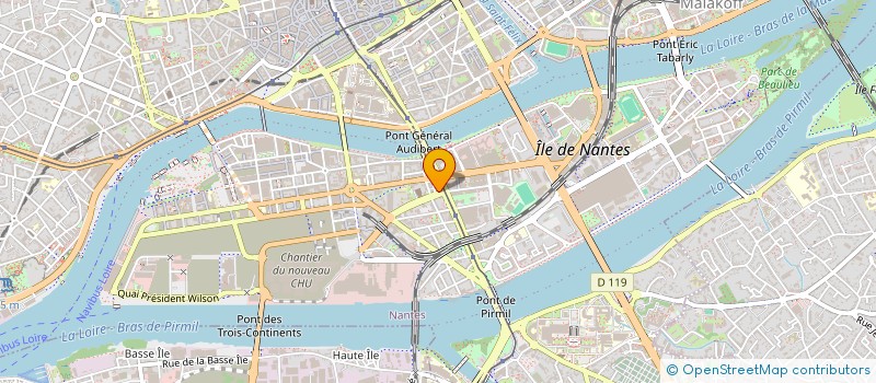 localisation de l'entreprise MONSIEUR XAVIER AUBIN à NANTES