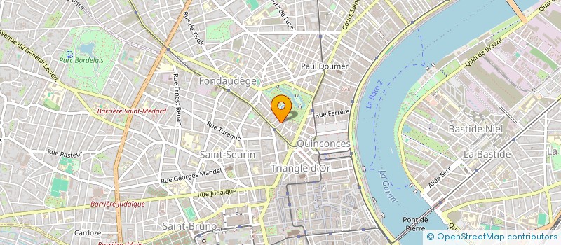 localisation de l'entreprise MONSIEUR XAVIER AURIN  BORDEAUX