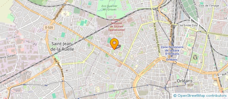localisation de l'entreprise MONSIEUR XAVIER AYMARD  ORLEANS
