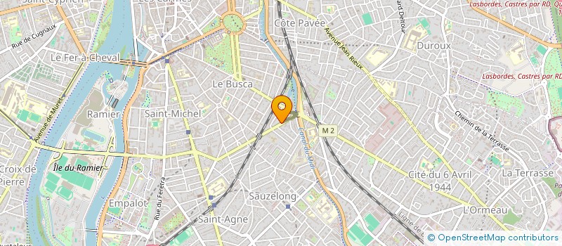 localisation de l'entreprise MONSIEUR XAVIER AYRAL à TOULOUSE