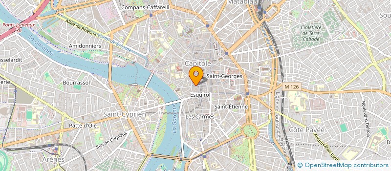 localisation de l'entreprise MONSIEUR XAVIER AZUELOS  TOULOUSE