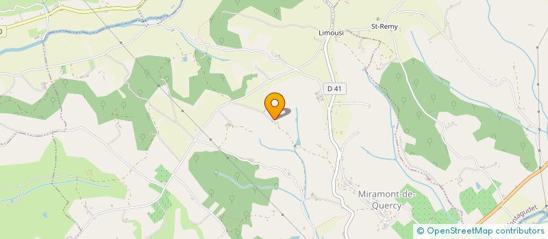 localisation de l'entreprise MONSIEUR XAVIER BACHMANN  MIRAMONT DE QUERCY