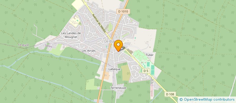 localisation de l'entreprise MONSIEUR XAVIER BAERTS  LE BARP