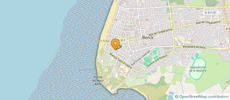 localisation de l'entreprise MONSIEUR XAVIER BAILLET à BERCK