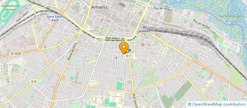 localisation de l'entreprise MONSIEUR XAVIER BAILLY à AMIENS