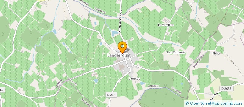 localisation de l'entreprise MONSIEUR XAVIER BALTHAZART  LANDERROUAT