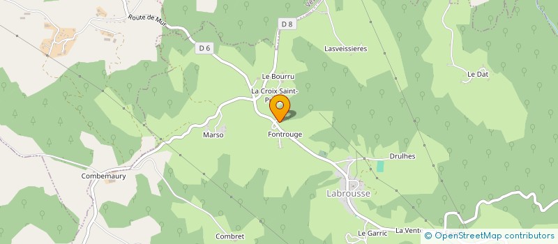 localisation de l'entreprise MONSIEUR XAVIER BAPTISTE à LABROUSSE