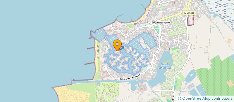 localisation de l'entreprise MONSIEUR XAVIER BARATTE  LE GRAU-DU-ROI