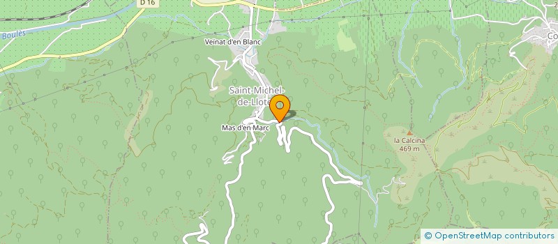 localisation de l'entreprise MONSIEUR XAVIER BARDEY  SAINT-MICHEL-DE-LLOTES