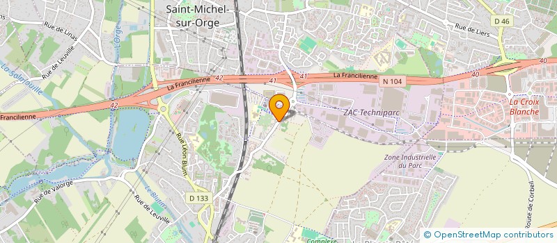 localisation de l'entreprise MONSIEUR XAVIER BARDIN à BRETIGNY-SUR-ORGE