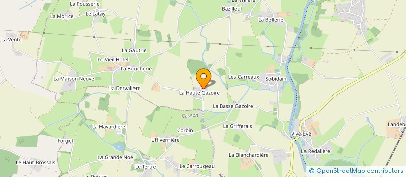 localisation de l'entreprise MONSIEUR XAVIER BARES à NORT-SUR-ERDRE