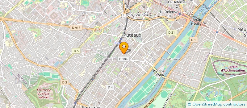 localisation de l'entreprise MONSIEUR XAVIER BARILLIER  PUTEAUX