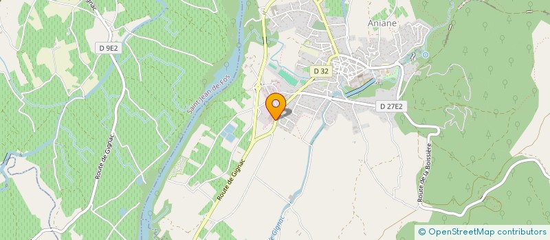 localisation de l'entreprise MONSIEUR XAVIER BARON  ANIANE