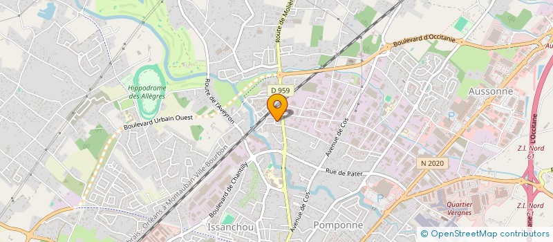 localisation de l'entreprise MONSIEUR XAVIER BARRAULT  MONTAUBAN