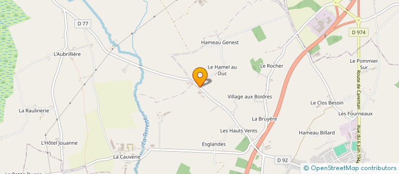 localisation de l'entreprise MONSIEUR XAVIER BARROIS  PONT-HEBERT