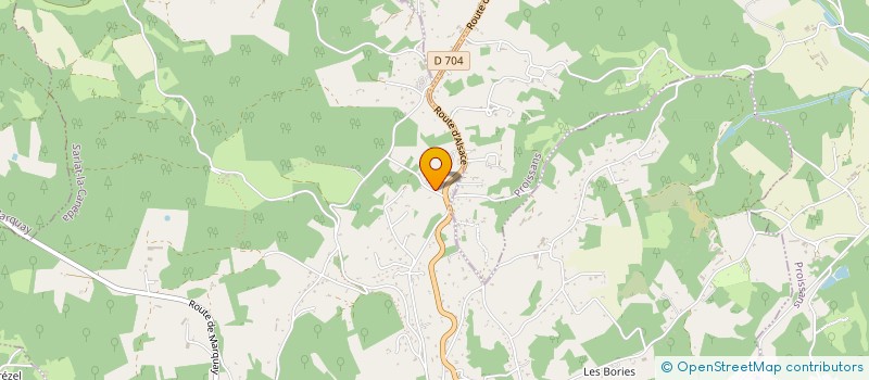 localisation de l'entreprise MONSIEUR XAVIER BARTHALON  SARLAT-LA-CANEDA