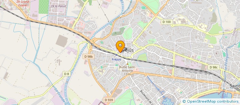 localisation de l'entreprise MONSIEUR XAVIER BARTHE à FREJUS