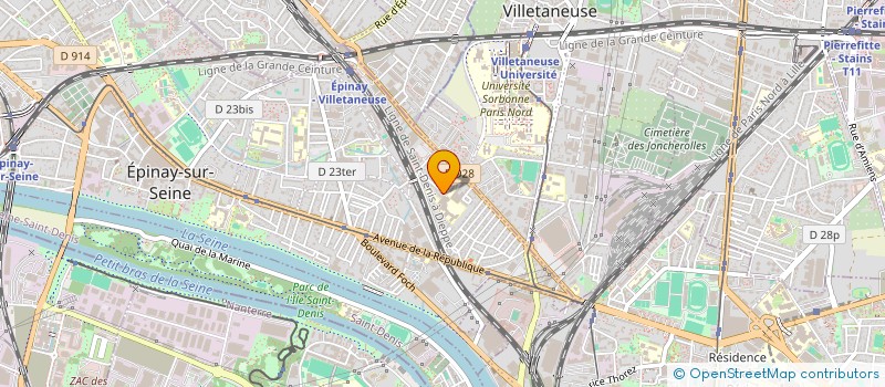 localisation de l'entreprise MONSIEUR XAVIER BARTHELEMY à EPINAY-SUR-SEINE
