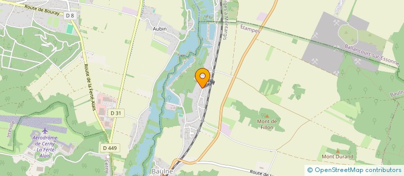 localisation de l'entreprise MONSIEUR XAVIER BARTOSZ  BAULNE