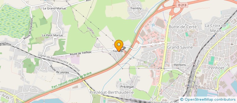 localisation de l'entreprise MONSIEUR XAVIER BARUCHI  TRIGNAC