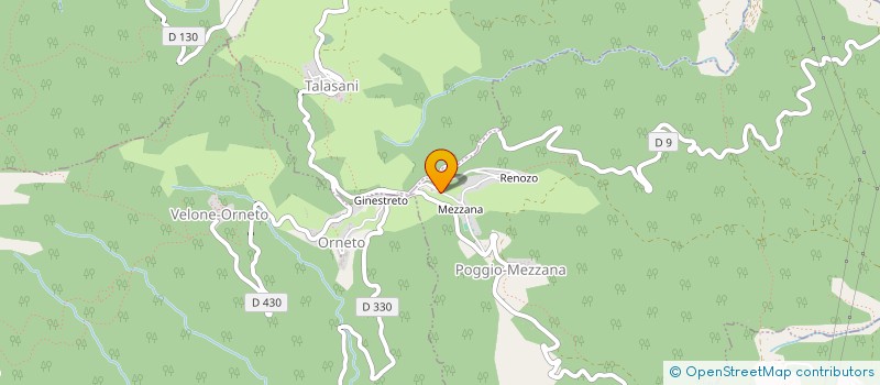 localisation de l'entreprise MONSIEUR XAVIER BASTIANI à POGGIO-MEZZANA