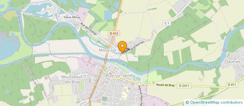 localisation de l'entreprise MONSIEUR XAVIER BAUGE  VILLENAUXE-LA-GRANDE