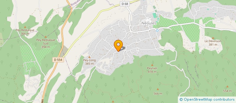localisation de l'entreprise MONSIEUR XAVIER BAUVENS à NEOULES
