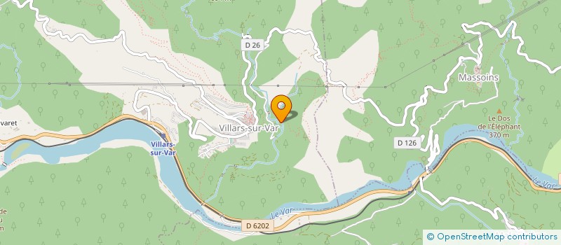 localisation de l'entreprise MONSIEUR XAVIER BEAUCHAMP à VILLARS-SUR-VAR