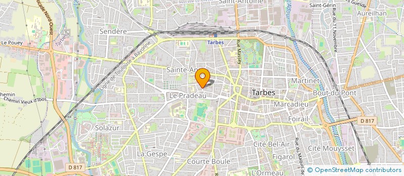 localisation de l'entreprise MONSIEUR XAVIER BECAS  TARBES